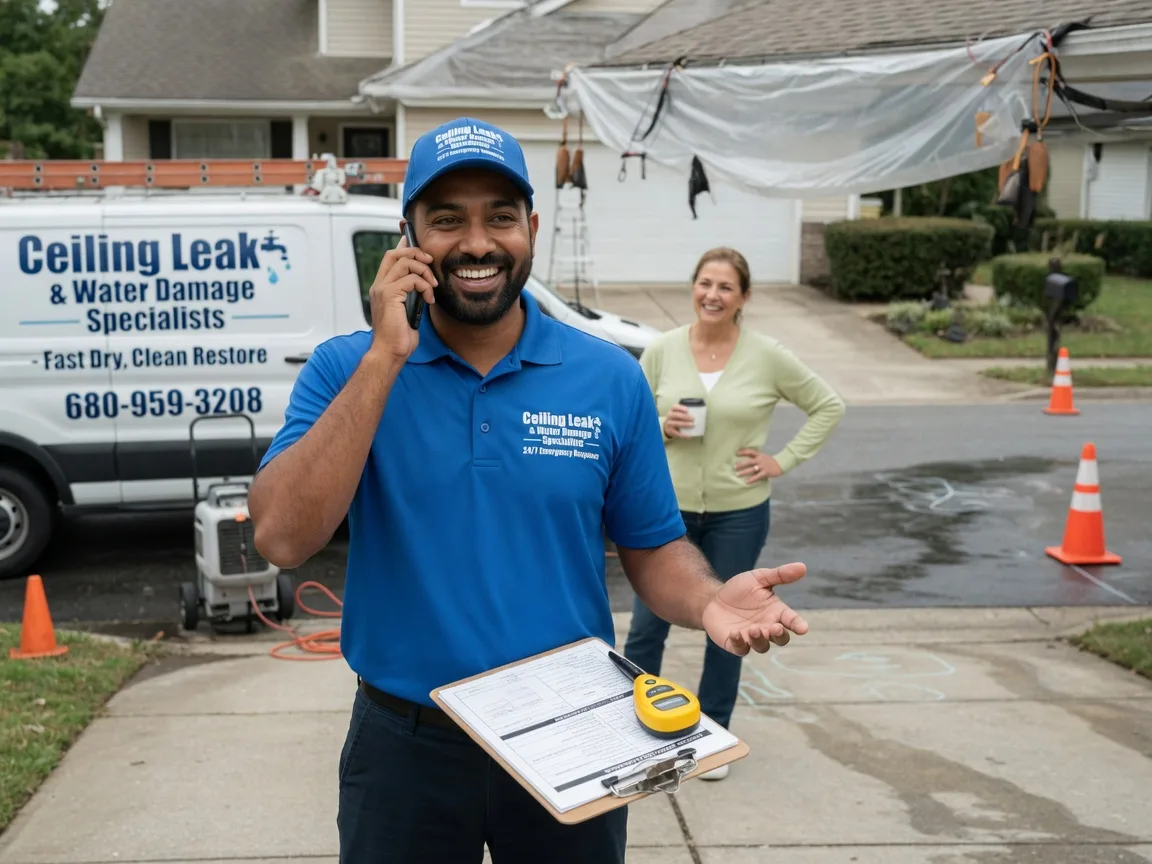 Ceiling Leak Cleanup Portland, AR FAQs